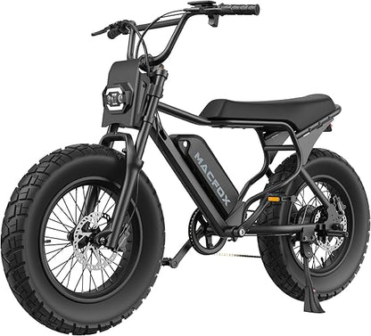 Electric Bike for Adults, 750W EBike with Hydraulic Brakes, 48V 13Ah Removable Battery 30 Mile Range, Upgraded 20x5.0 Rear Fat Tire for School/City/Town Commuting (UL2849 & Class-2)